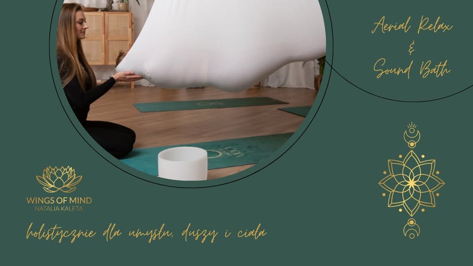 Aerial Relax & Sound Bath - relaksacja w chustach z koncertem mis kryształowych | Radom